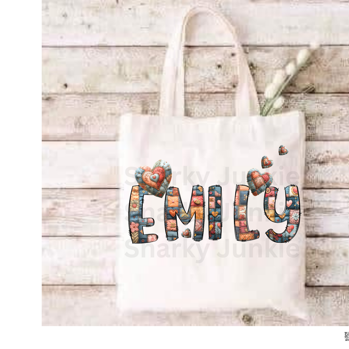 Name on Tote Bag For Birthday, Girl's Trip or Group with Choice of Doodle Font