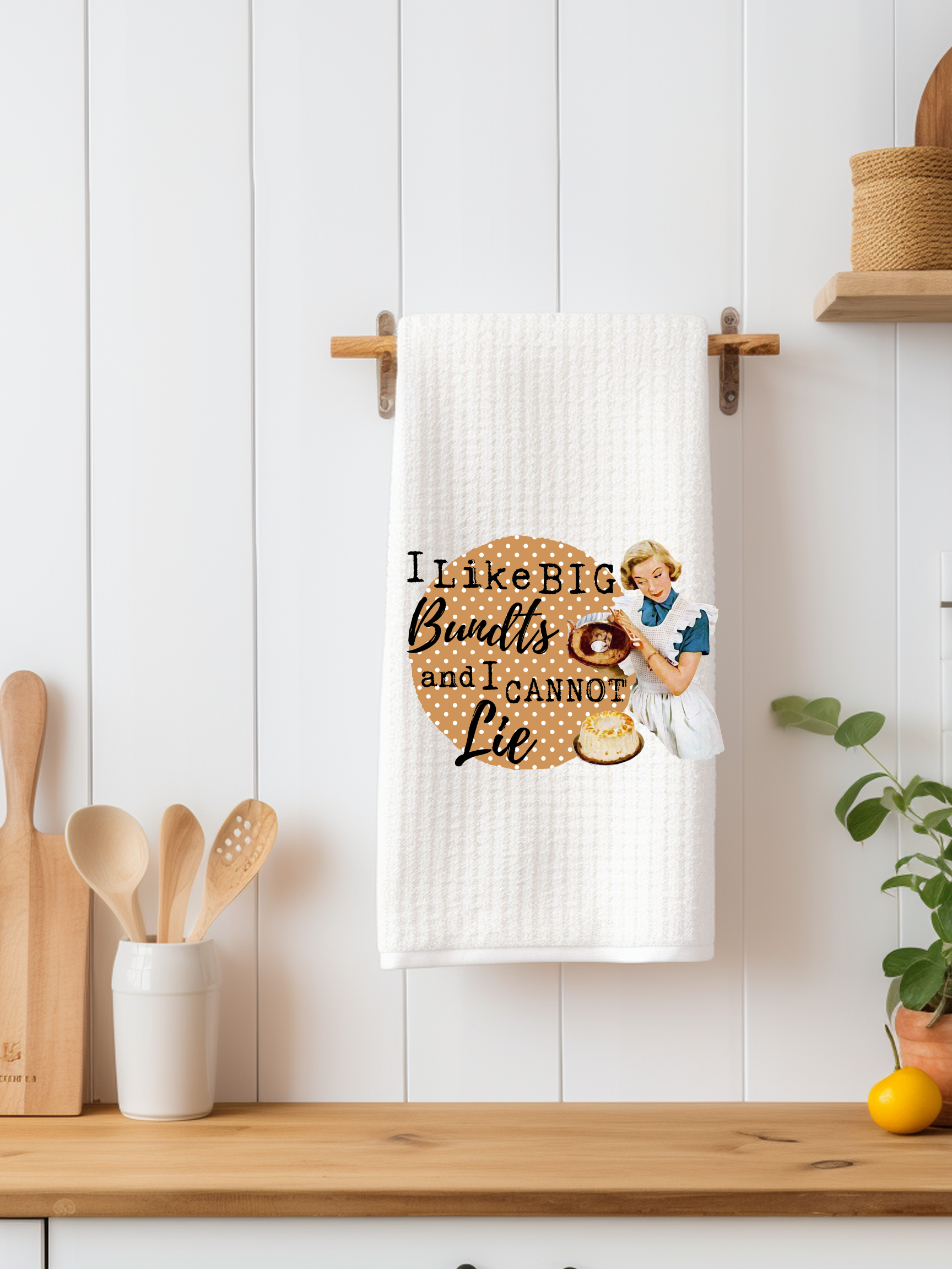 I Like Big Bundts and I Cannot Lie Dishtowel - Snarky Junkie