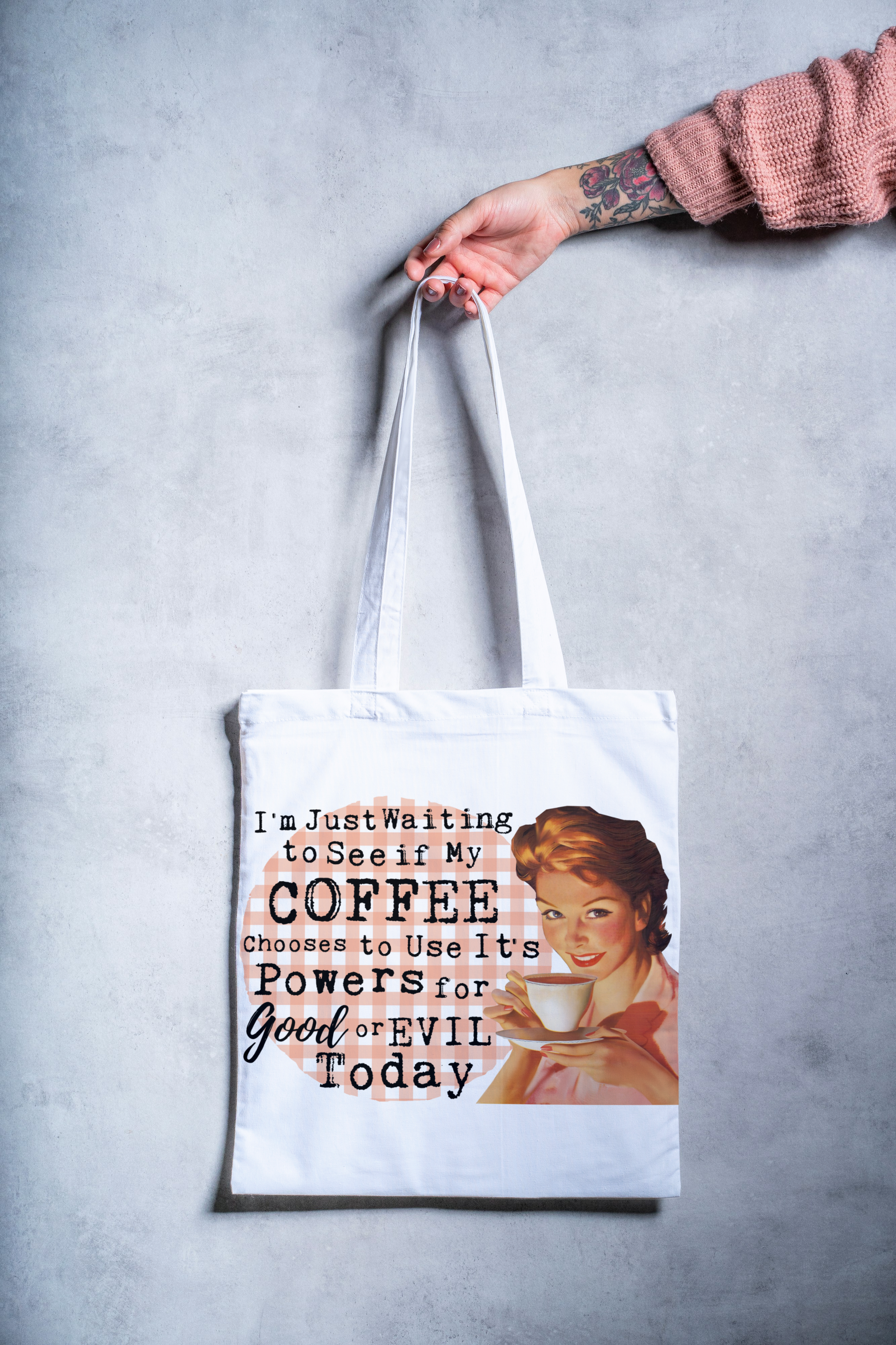 Tote Bag - Coffee Theme - Snarky Junkie