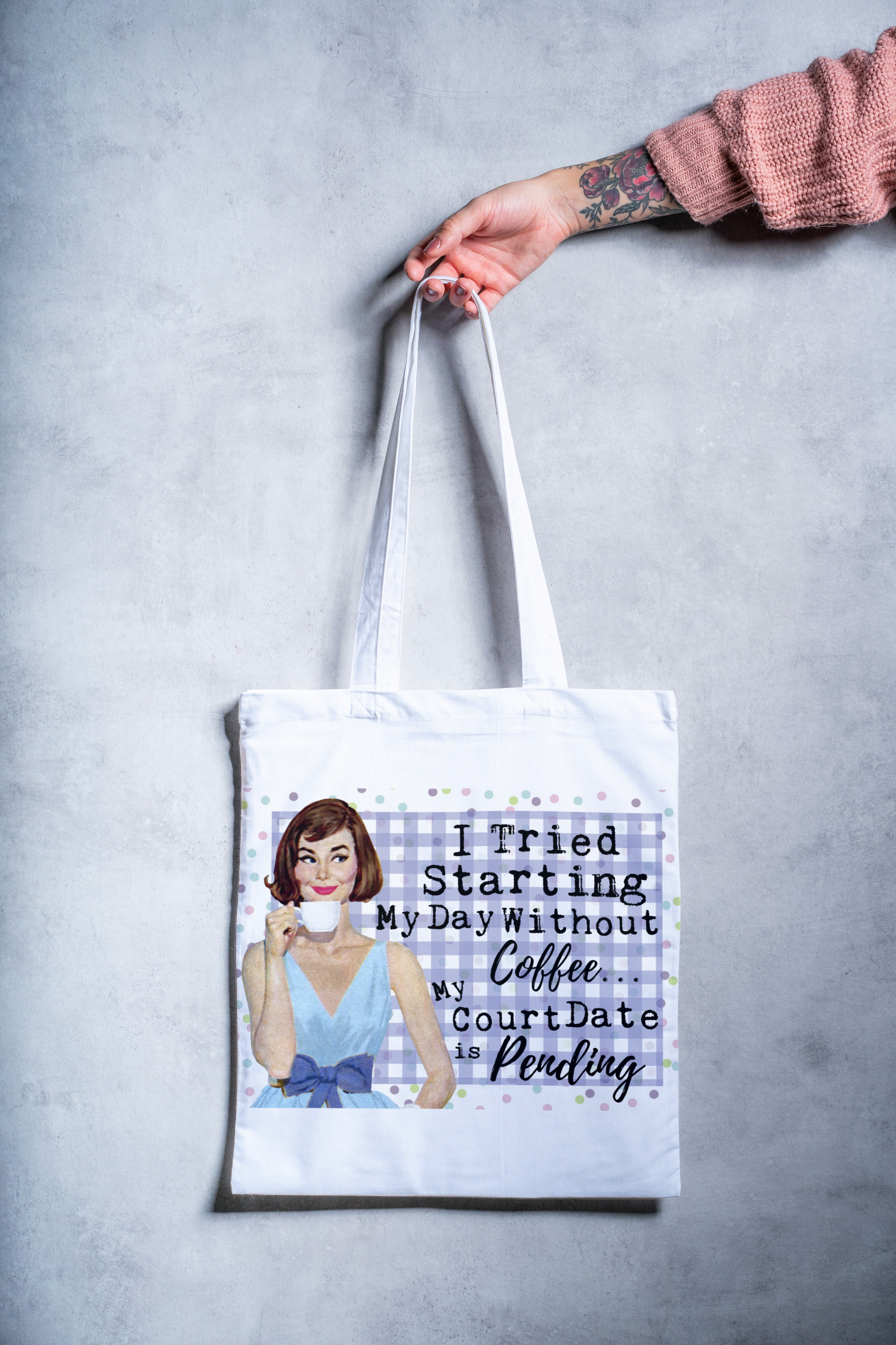 Tote Bag - Coffee Theme - Snarky Junkie