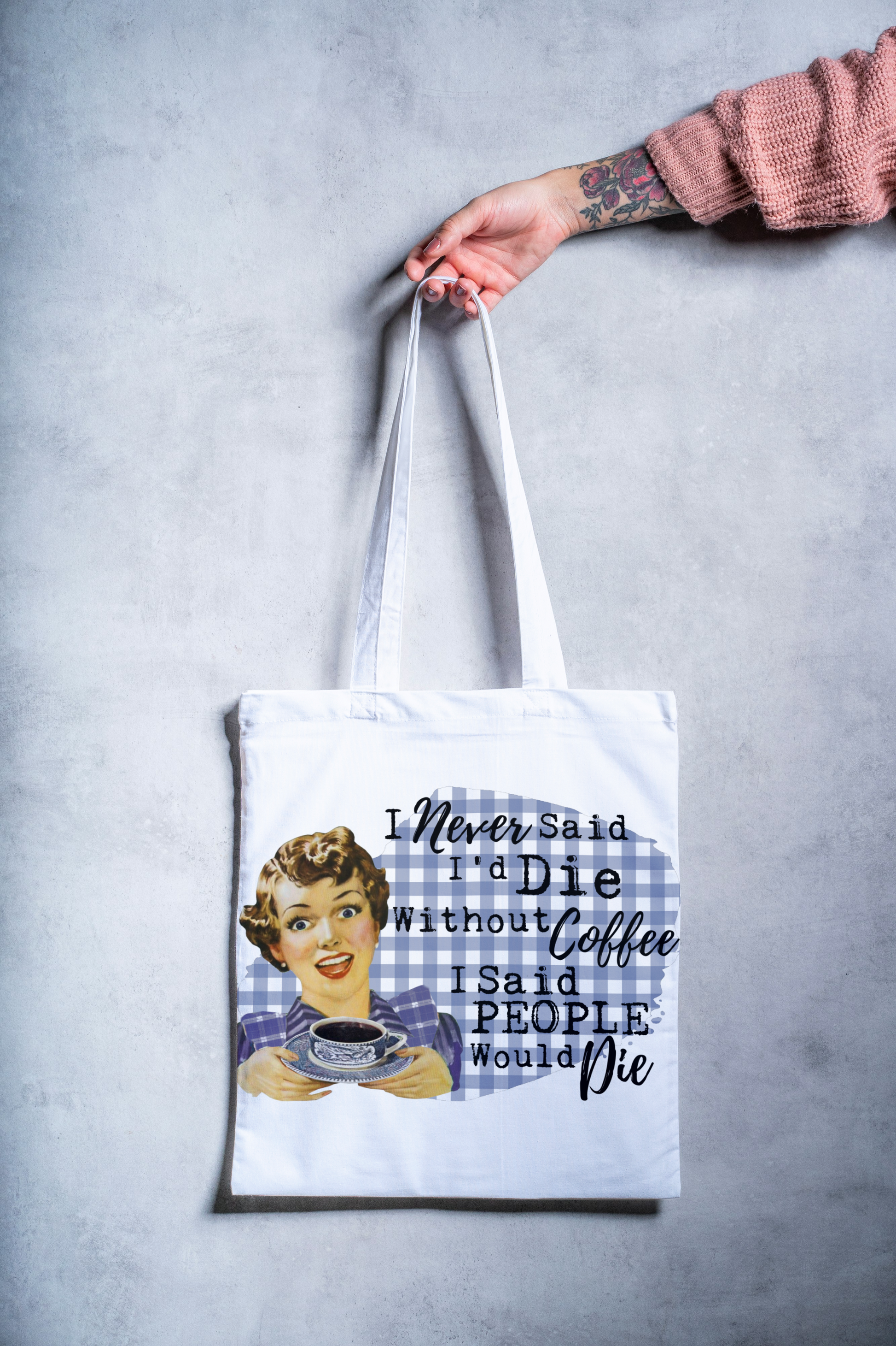 Tote Bag - Coffee Theme - Snarky Junkie