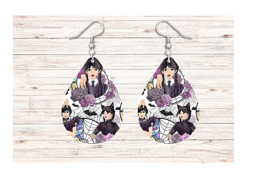 Wednesday Earrings - Snarky Junkie