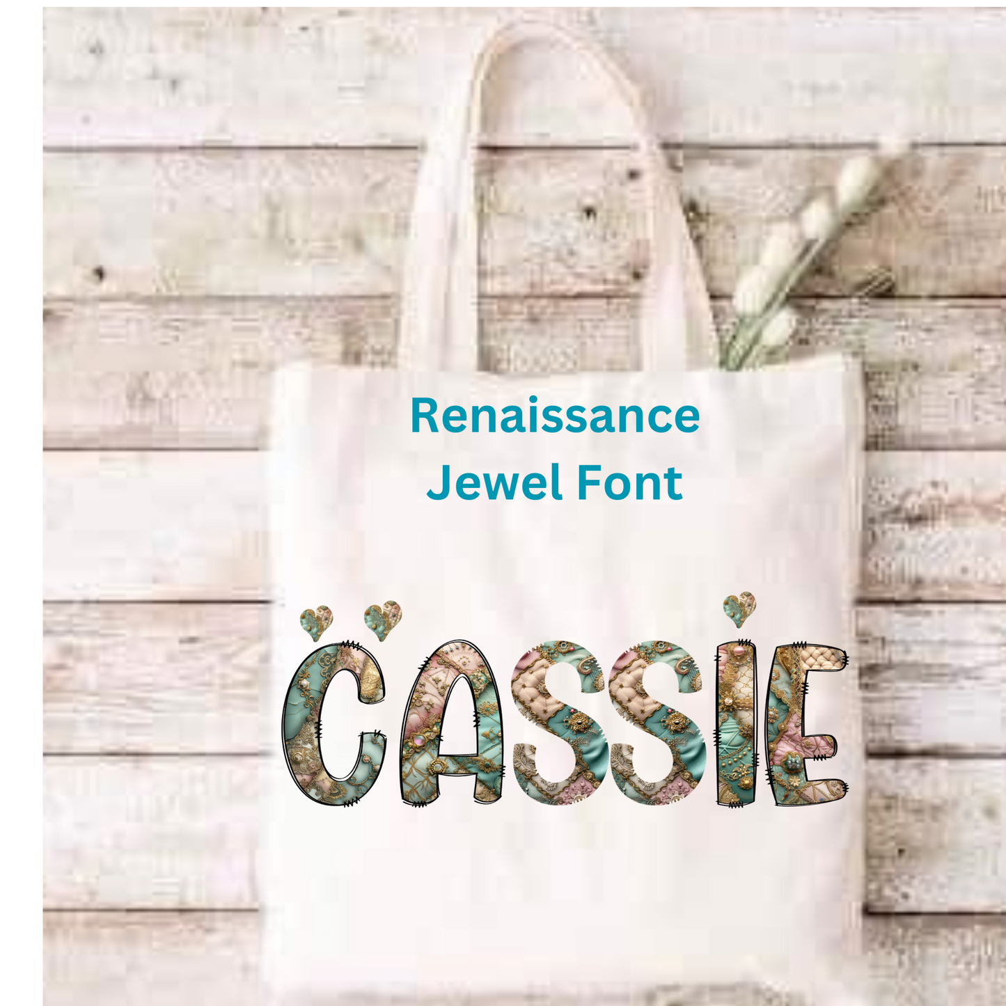 Name on Tote Bag For Birthday, Girl's Trip or Group with Choice of Doodle Font