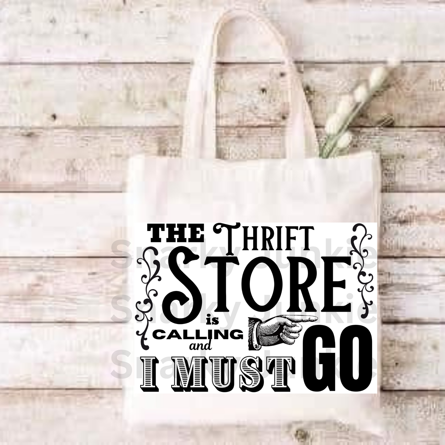The Thrift Store is Calling and I Must Go Tote Bag - Snarky Junkie