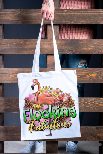 Tote Bag -Flamingos - Snarky Junkie