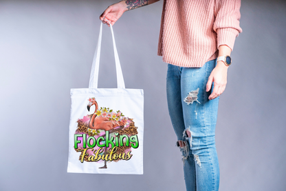 Tote Bag -Flamingos - Snarky Junkie